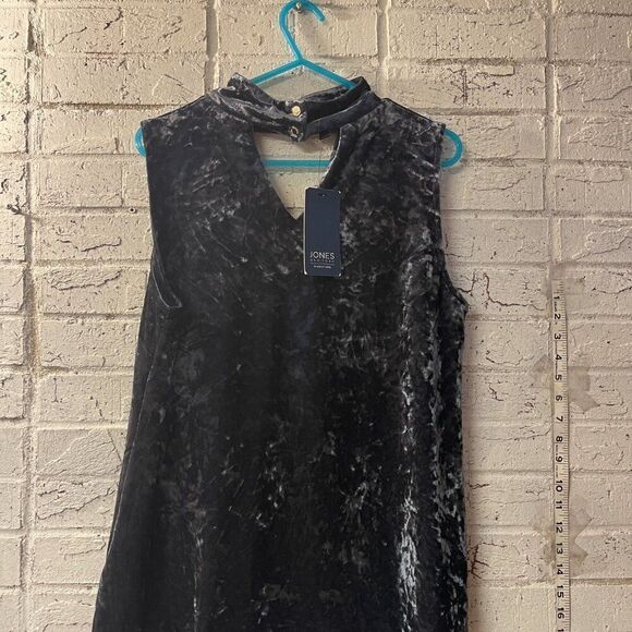 Jones New York Velvet Sleeveless Halter Top Size Large NWT - Picture 5 of 11